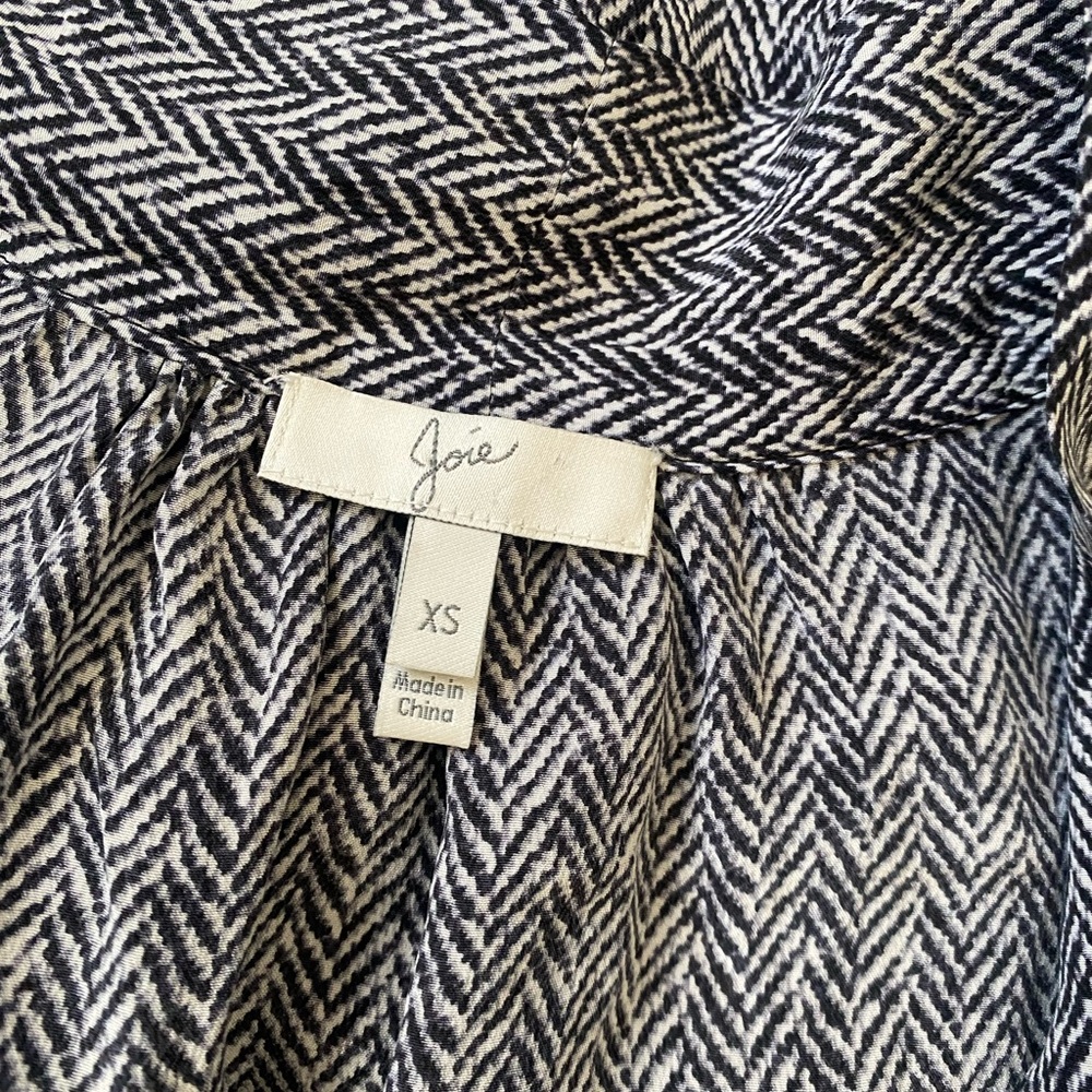 Joie 100% silk tiered boho blouse - Picture 4 of 7